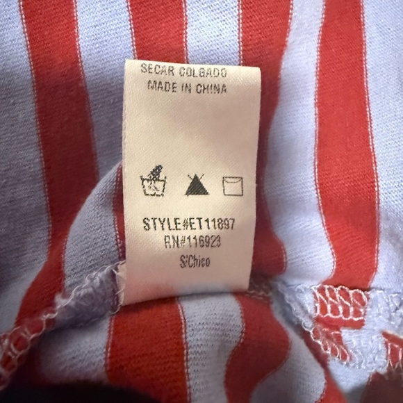 Easel Red and Purple Striped Short Sleeve Tee - Picture 6 of 11